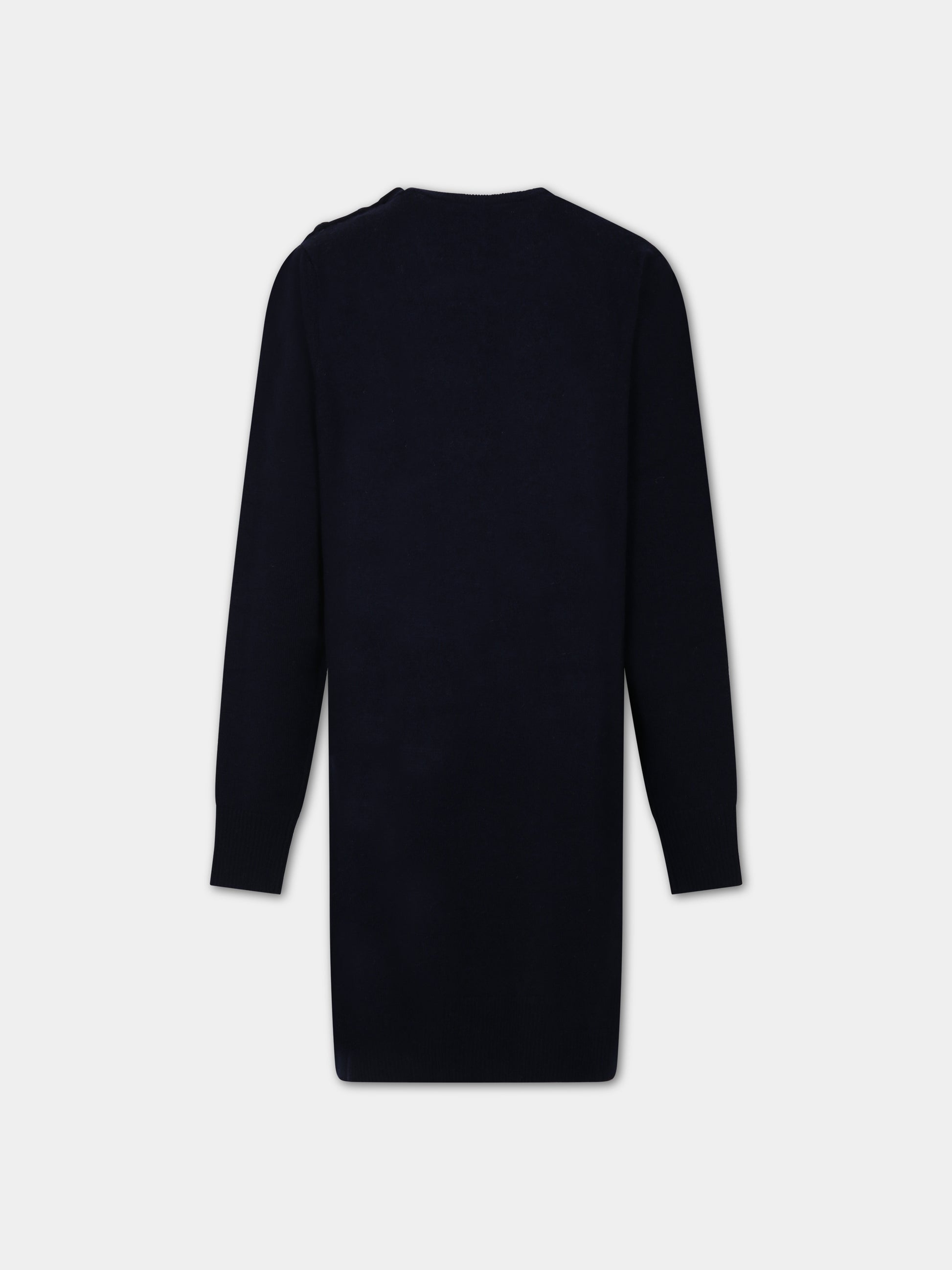 Vestito blu per bambina con scritta,Zadig & Voltaire Kids,X12206 84E