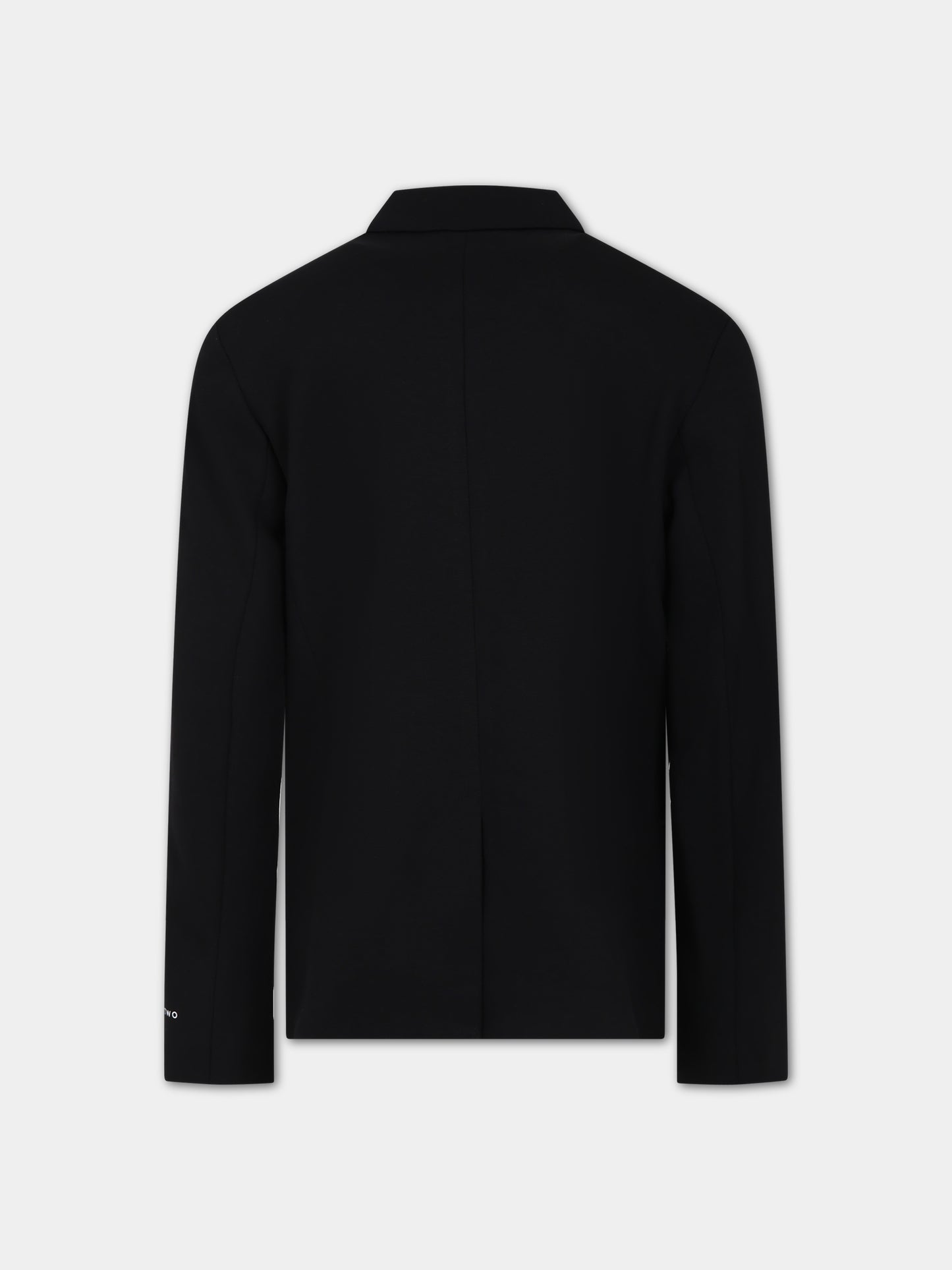 Giacca nera per bambino con logo,Givenchy Kids,H26134 09B