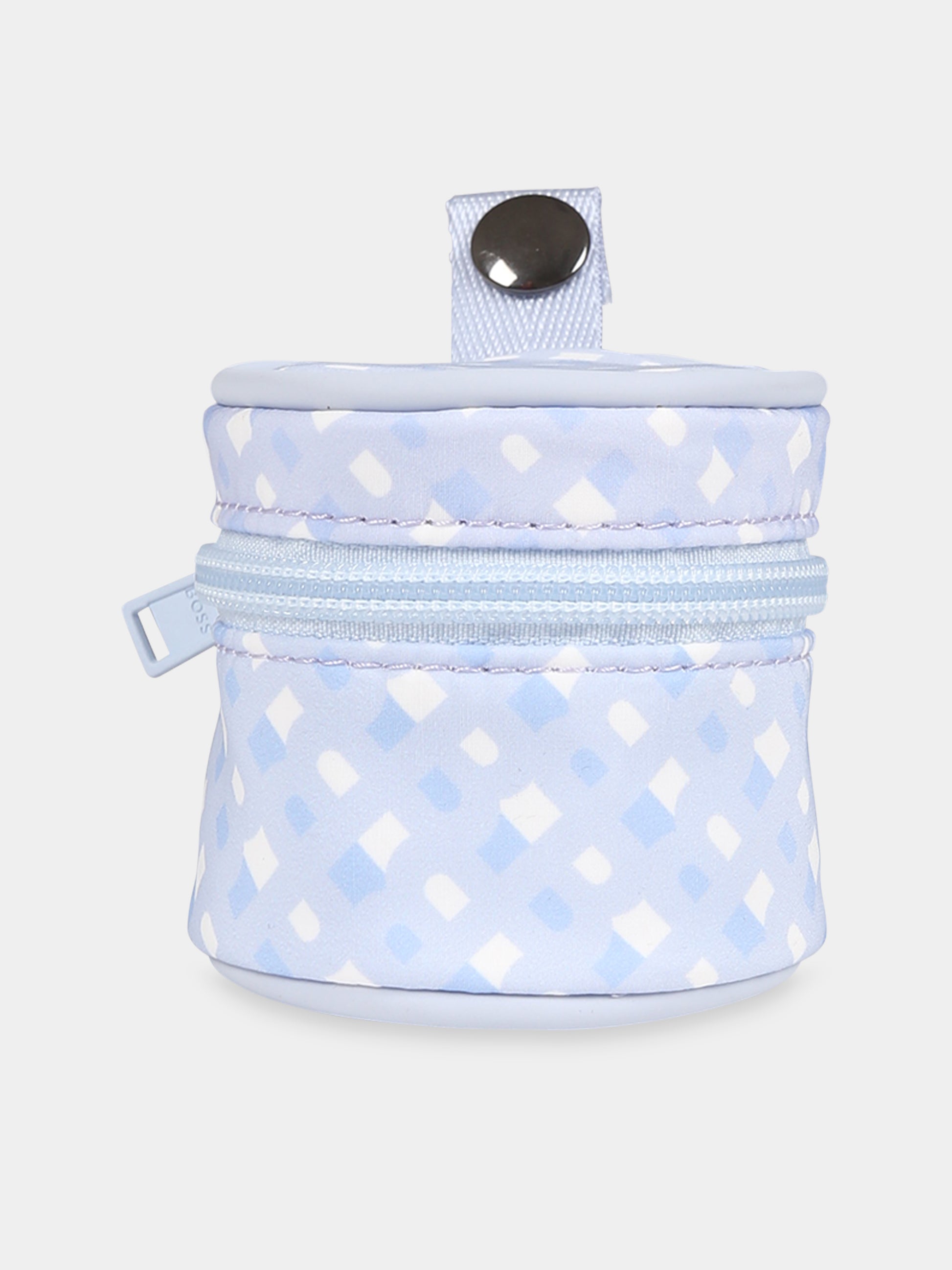 Borsa mamma celeste per neonato con logo,Boss,J90337 771