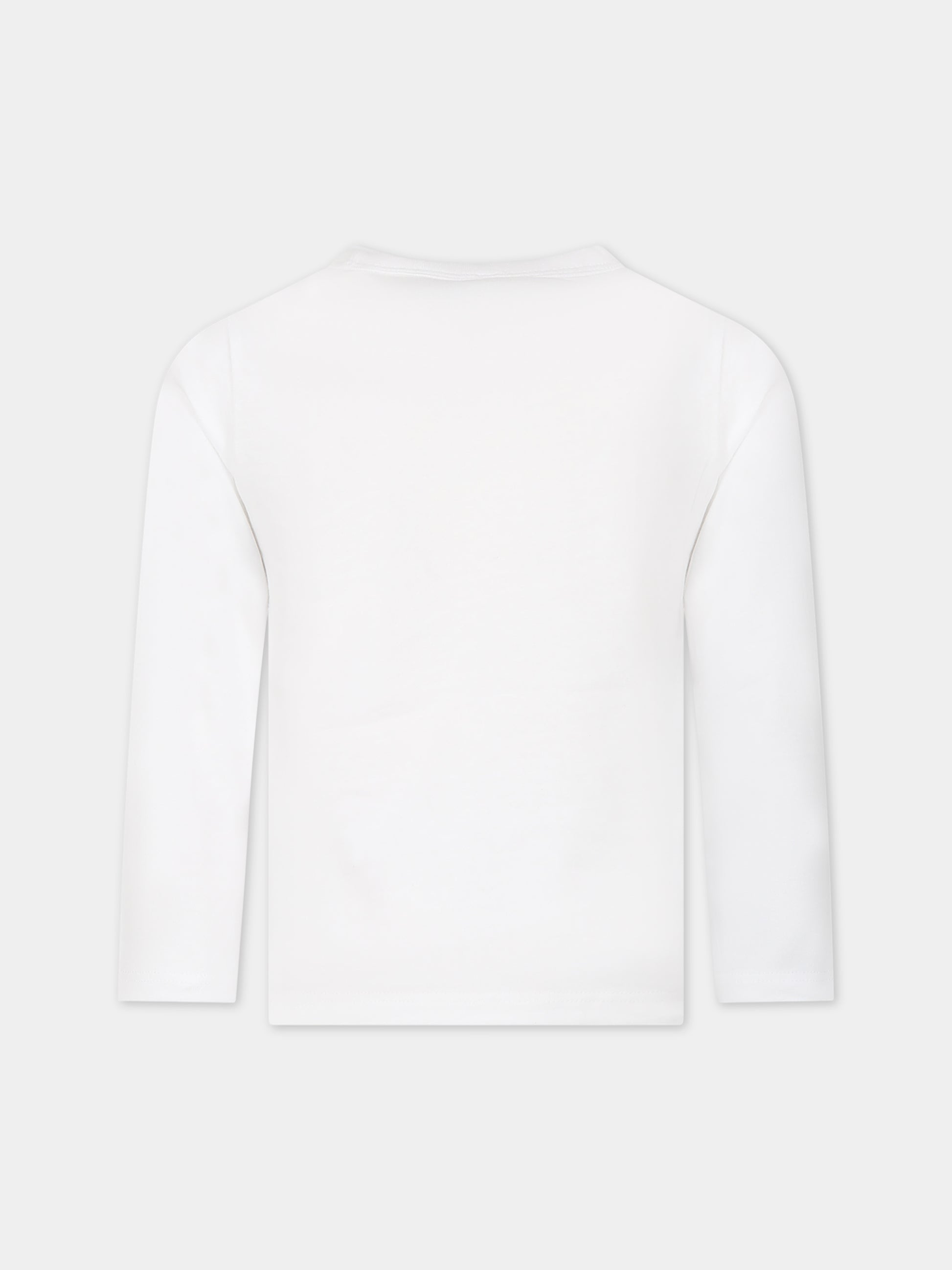 T-shirt bianca per bambina con logo,Little Marc Jacobs,W15676 10P