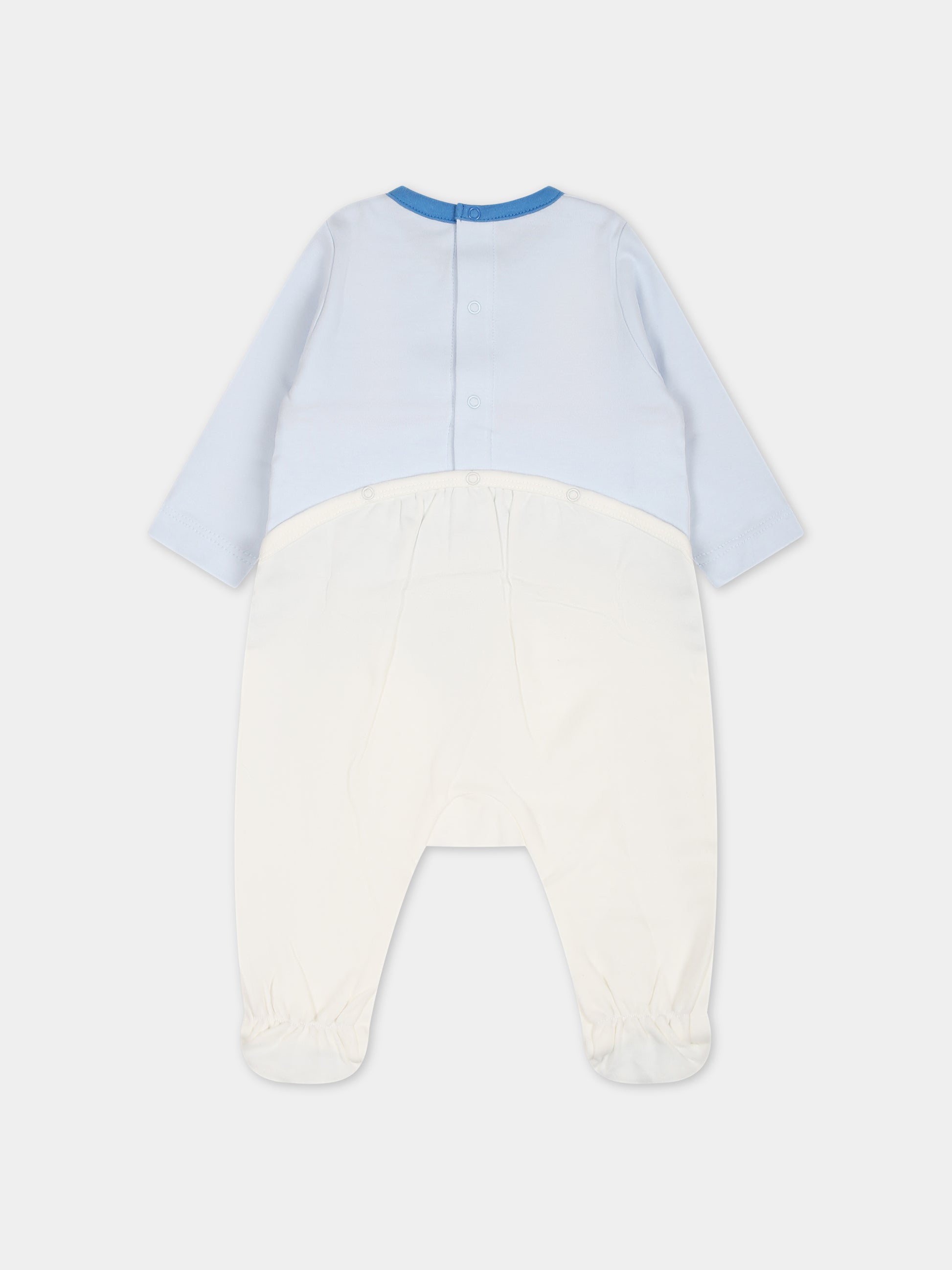 Set celeste per neonato con logo,Little Marc Jacobs,W98175 83E