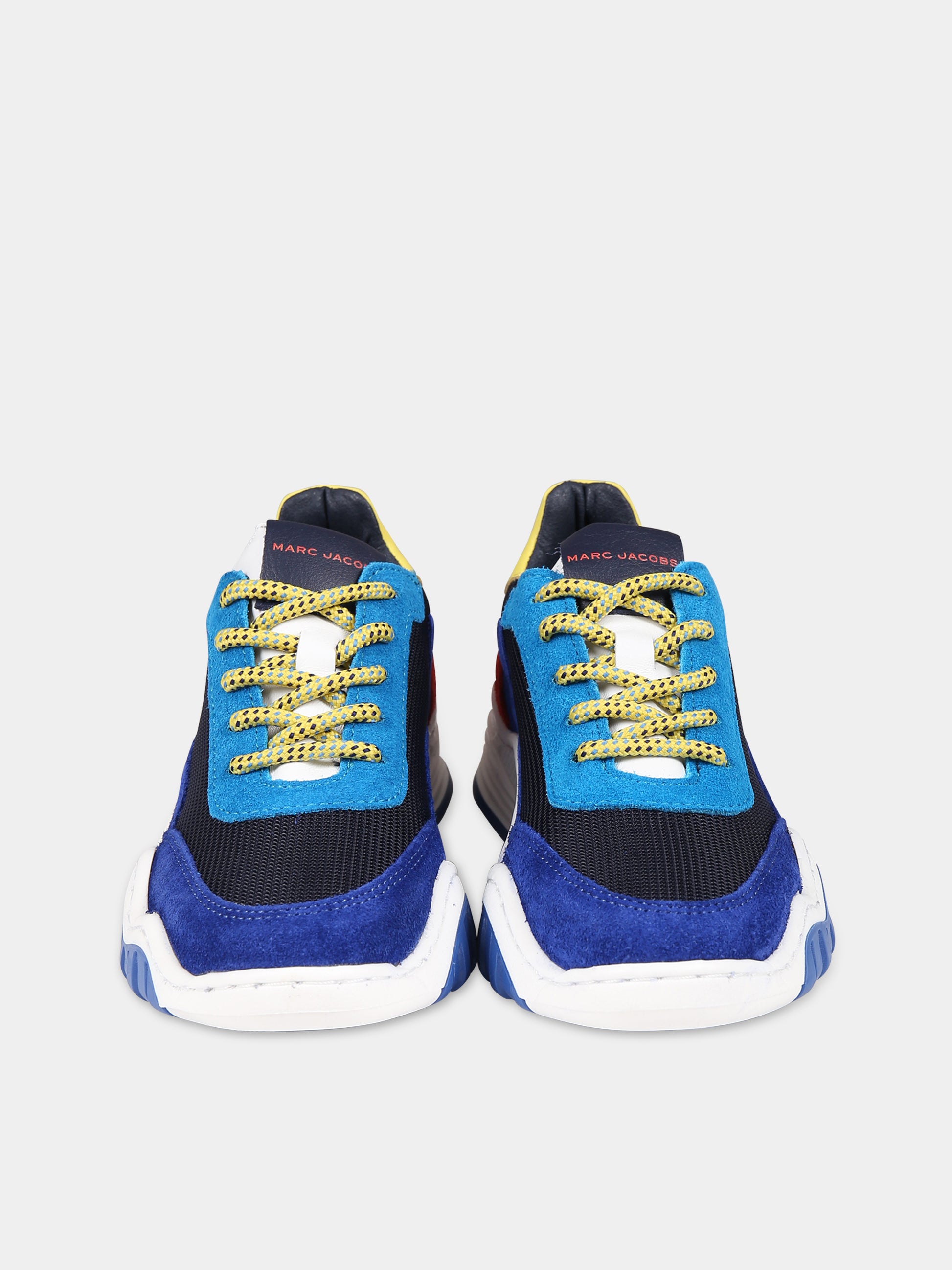 Sneakers blu per bambino con logo,Little Marc Jacobs,W29067 85T