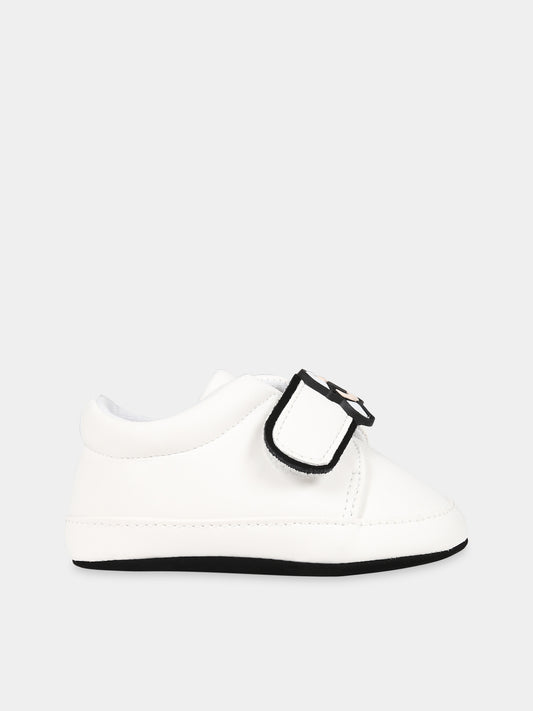 Sneakers bianche per neonati con Karl Lagerfeld,Karl Lagerfeld Kids,Z99026 10P