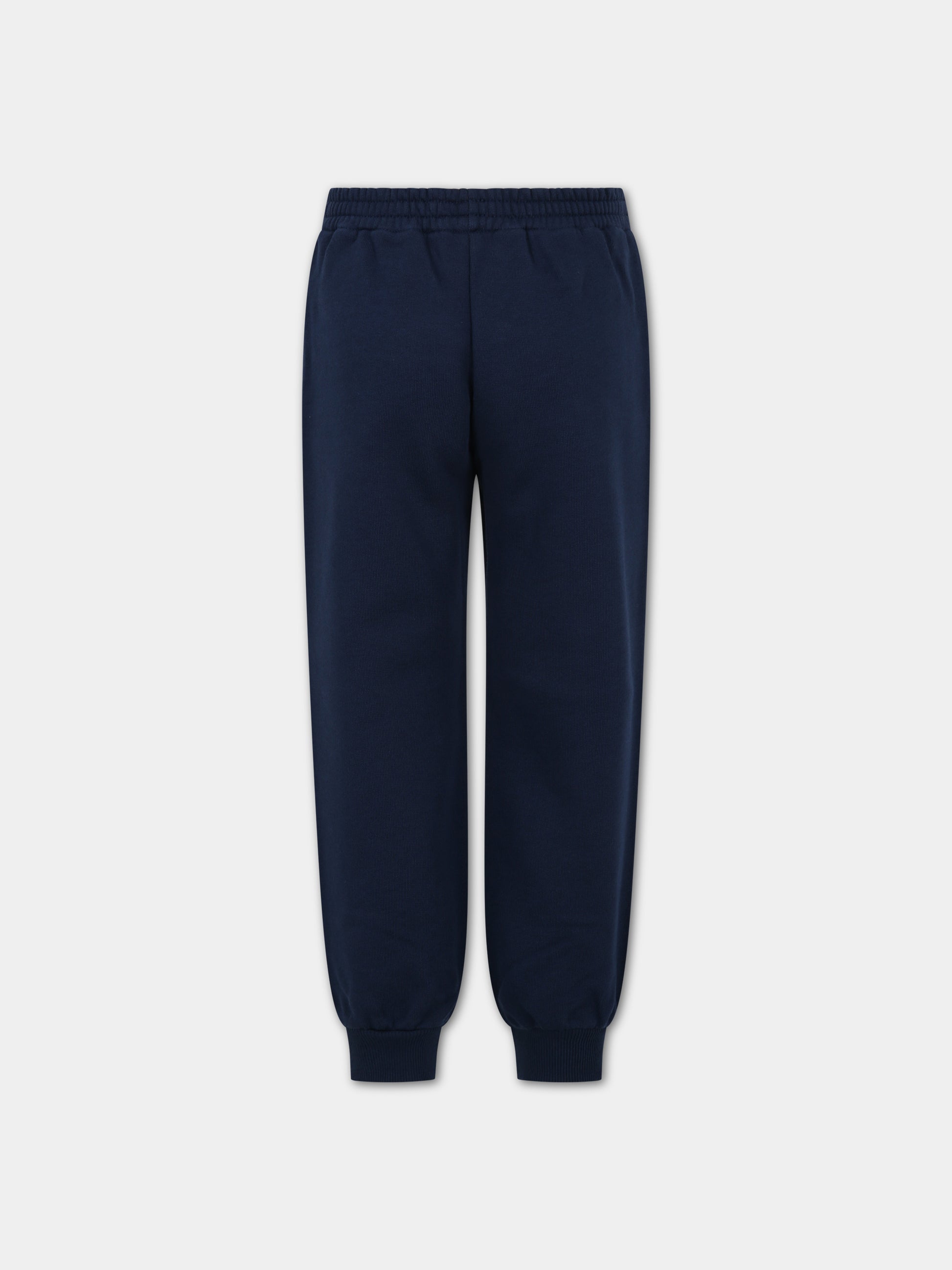 Pantaloni blu per bambino con doppia G,Gucci Kids,749585 XJFOF 4696
