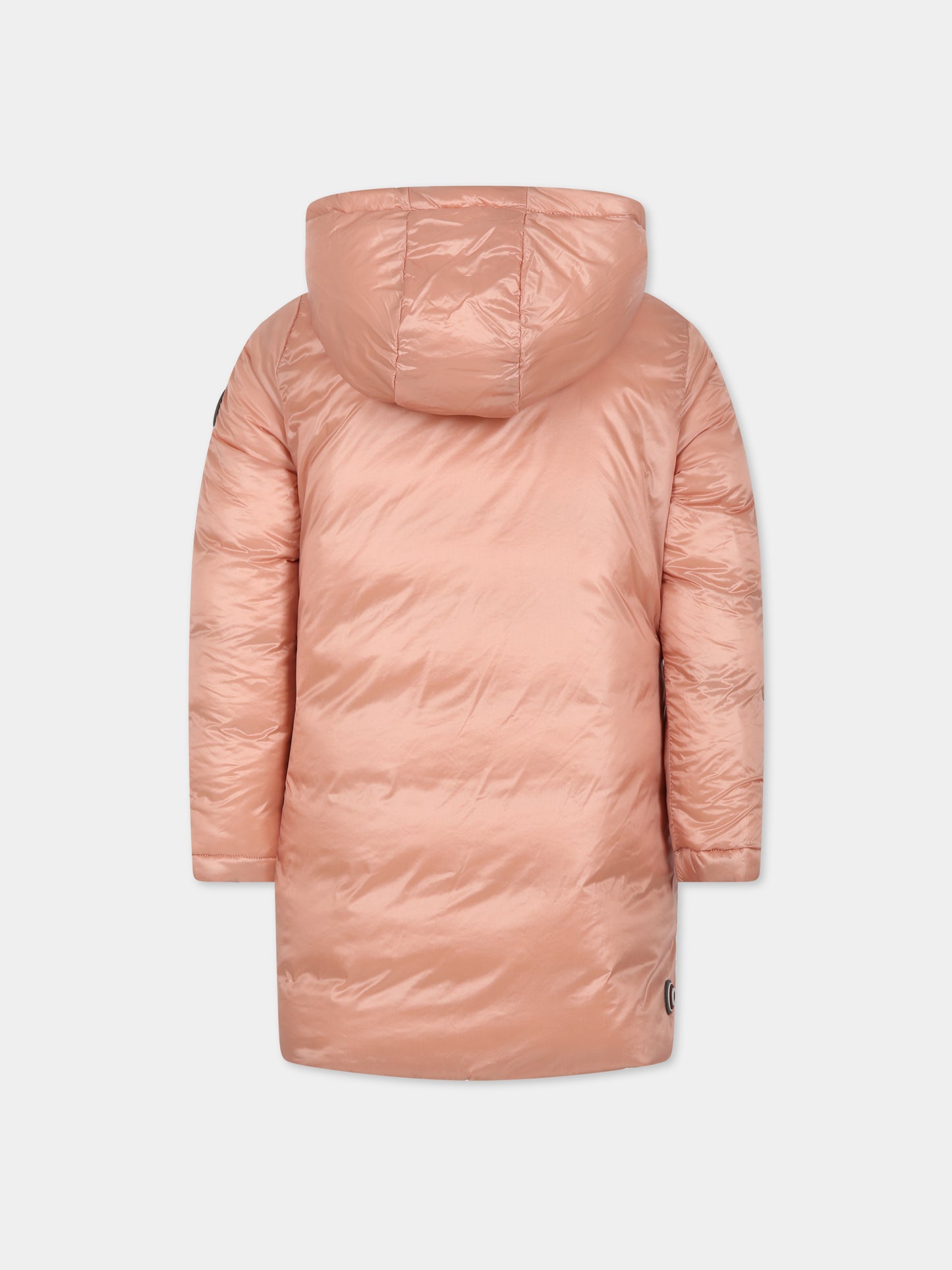 Piumino blu reversibile per bambina con logo,Colmar Originals Kids,3453A 5WG 68