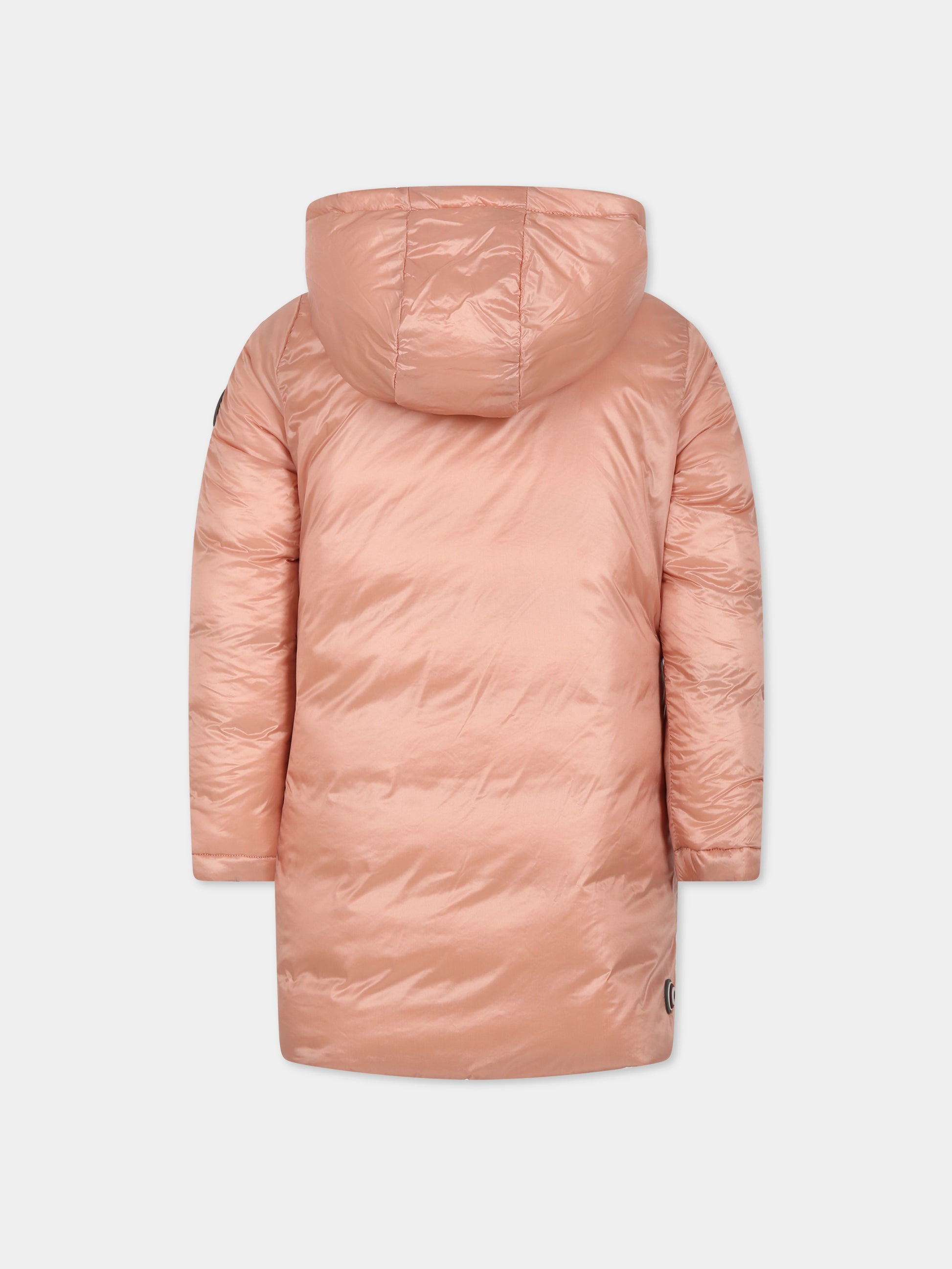 Piumino blu reversibile per bambina con logo,Colmar Originals Kids,3453A 5WG 68