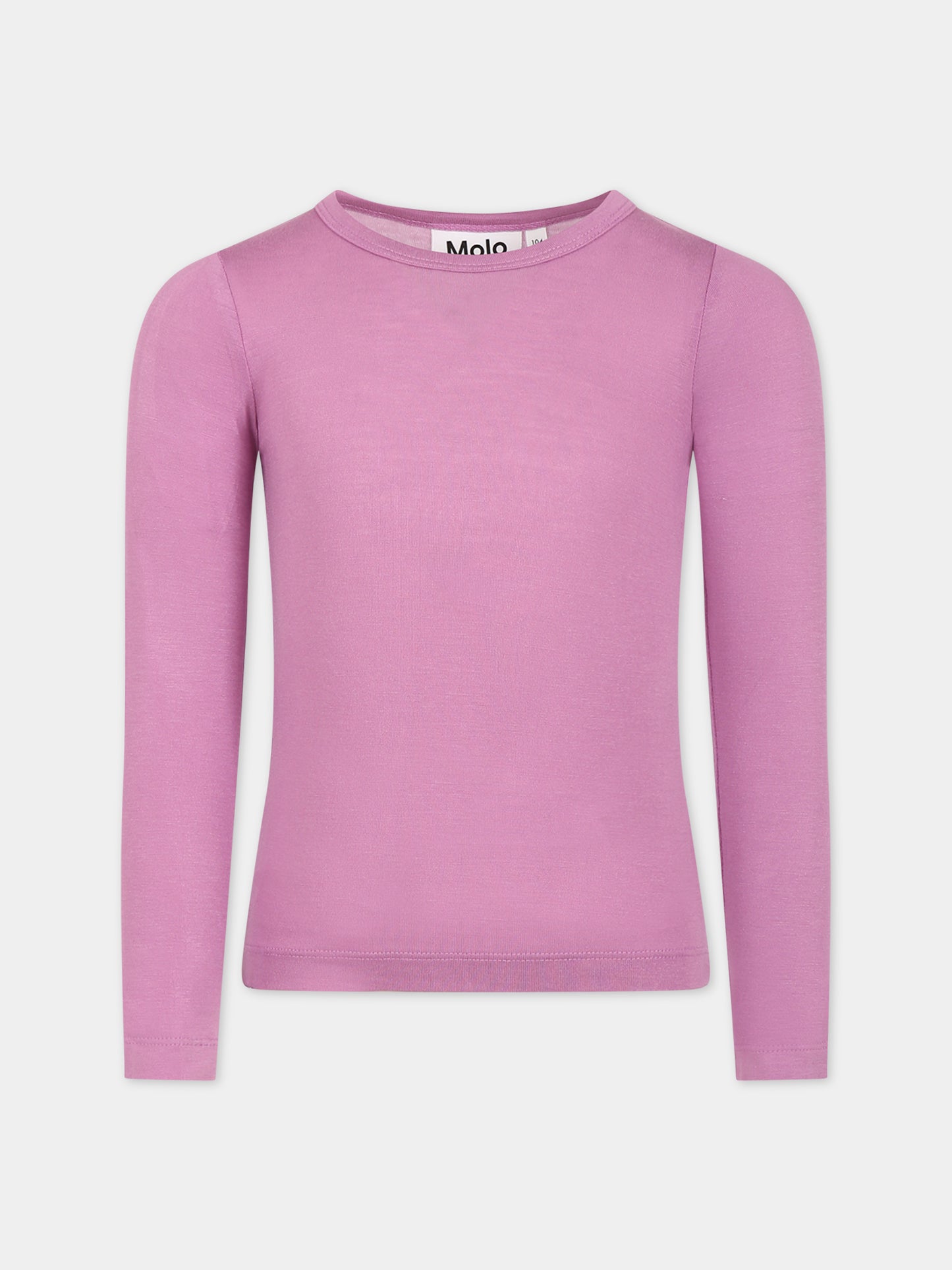 T-shirt rosa per bambina,Molo,2W23A404 8765