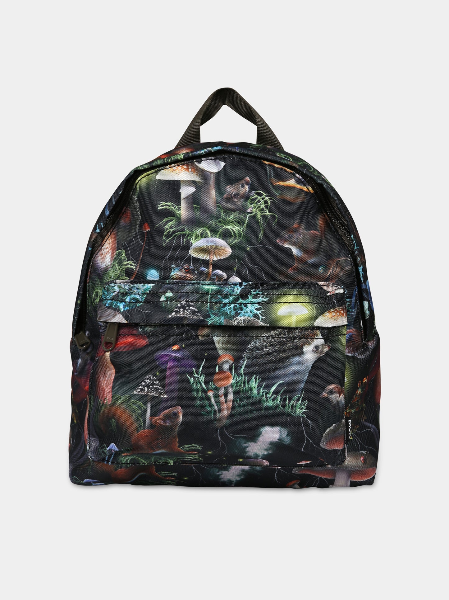 Zaino nero per bambini con animali,Molo,7W23V203 6863