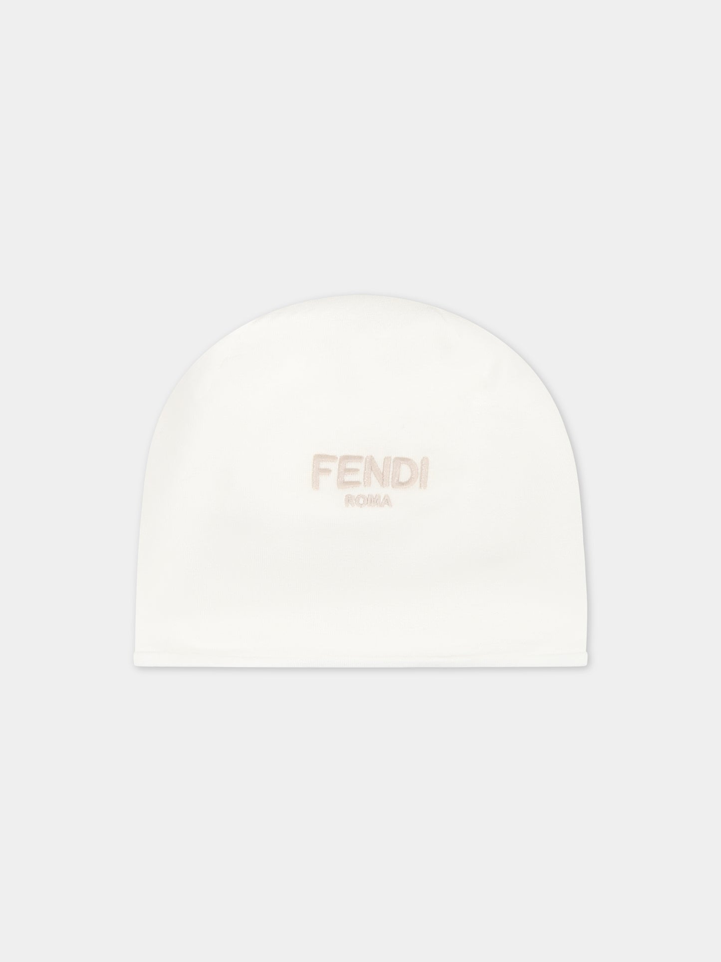 Set beige per neonati con logo,Fendi Kids,BUK103 8RA F19J5