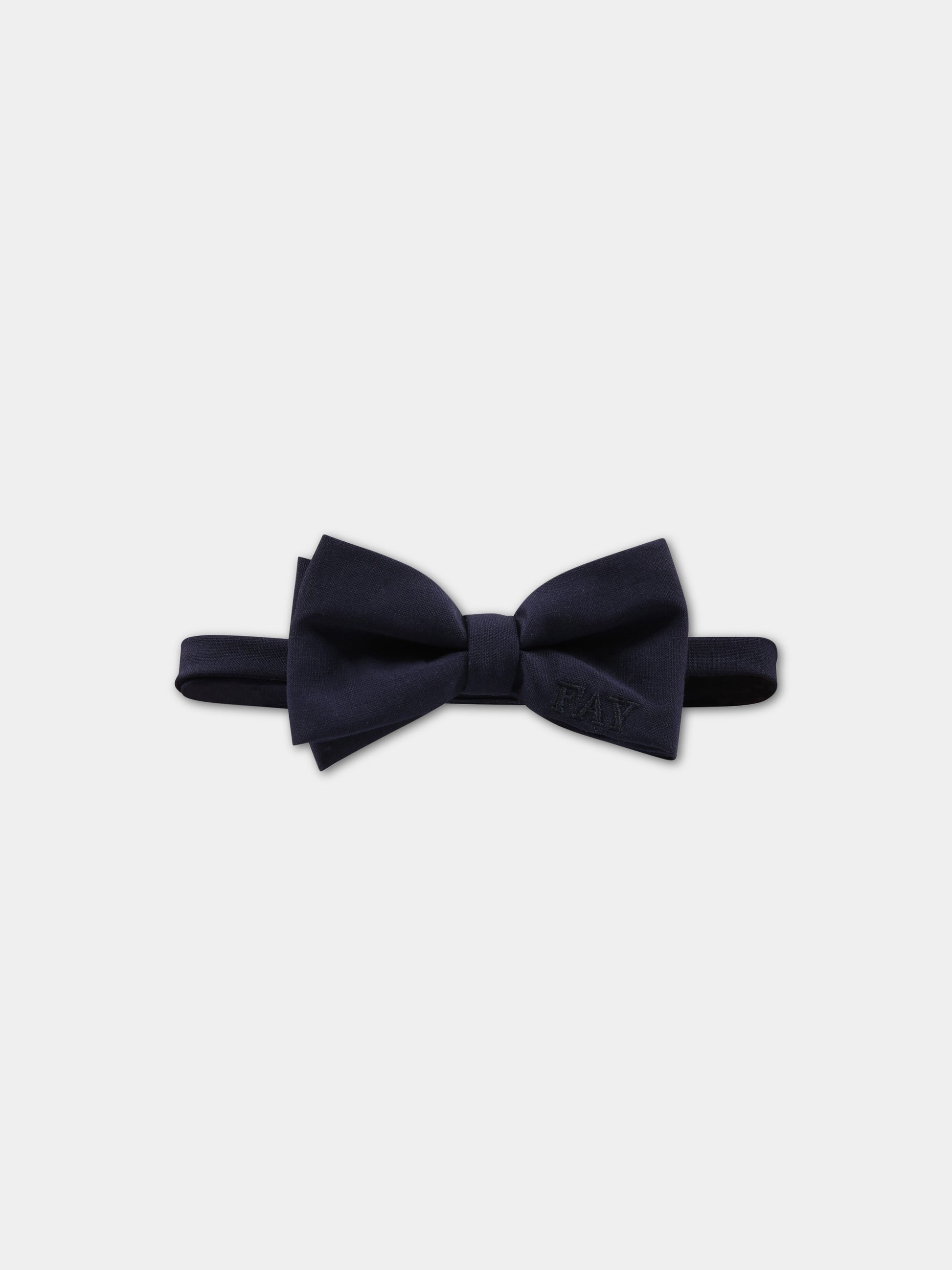 Papillon blu per bambino con logo ricamato,Fay Kids,FS0524 I0142 621