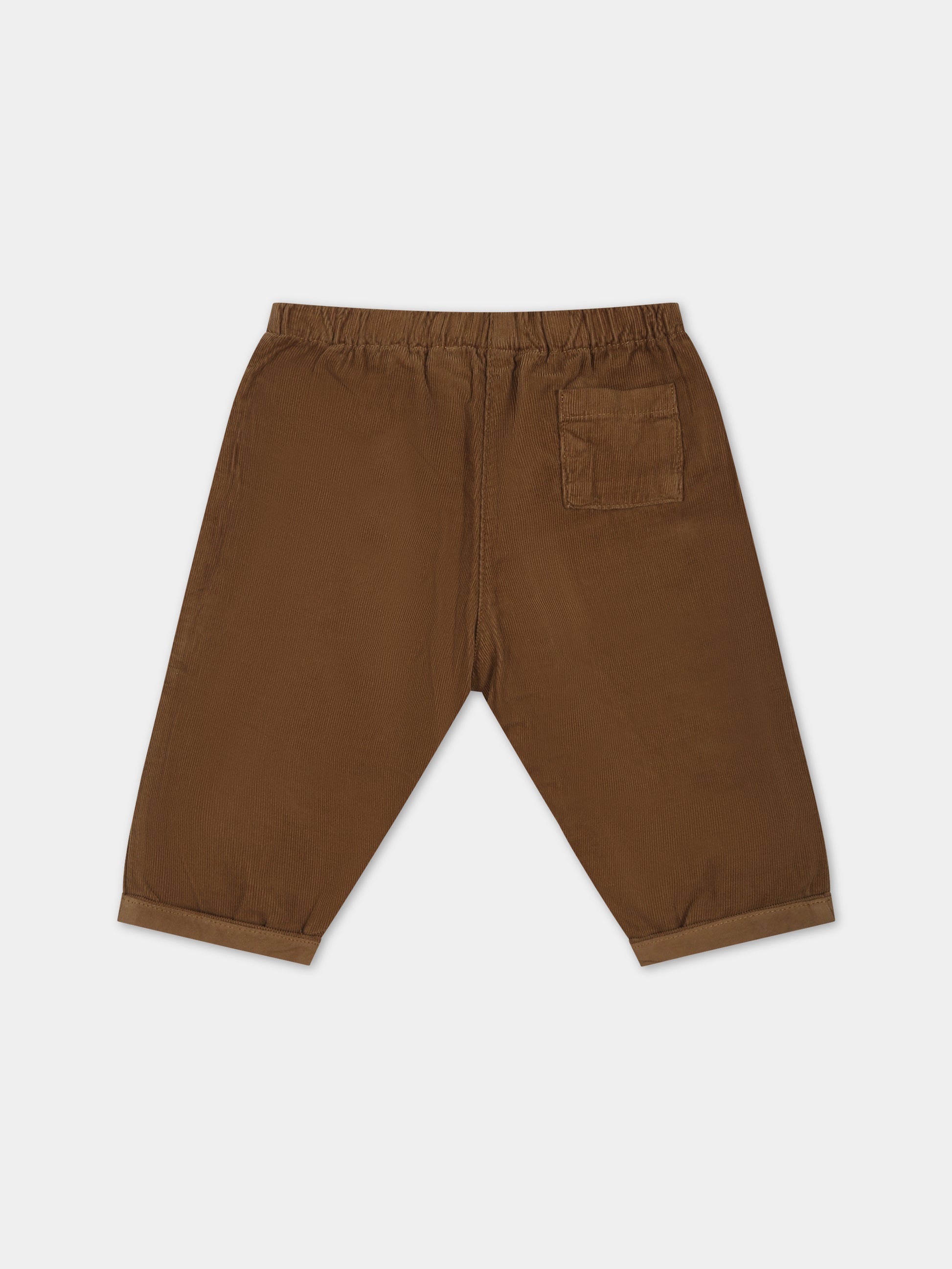 Pantaloni marroni per neonato,Bonpoint,W03YPAW00002 068C