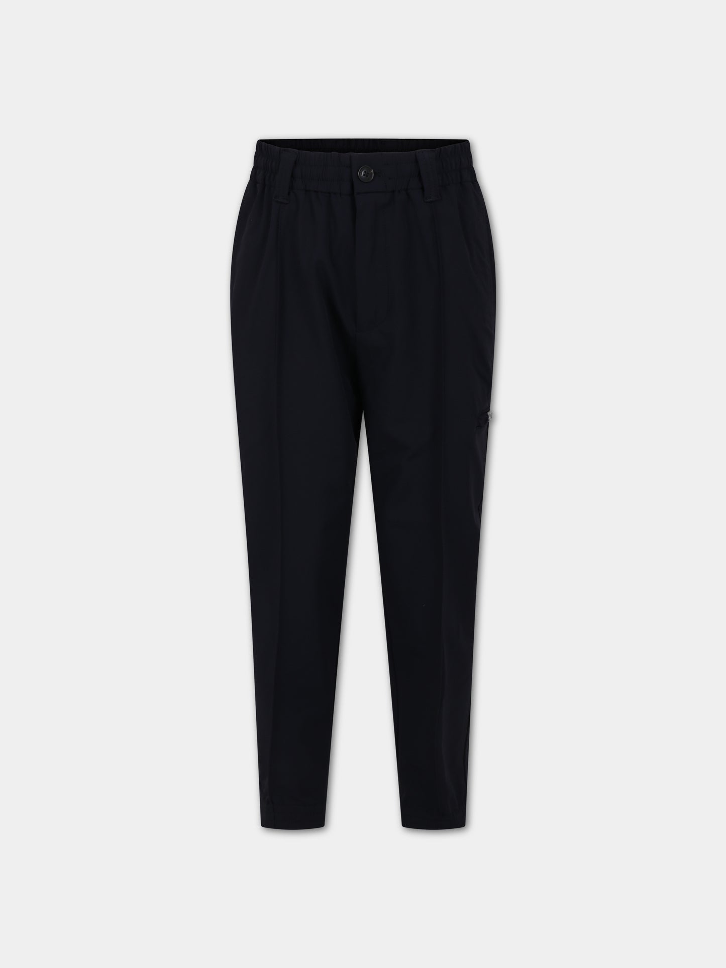 Pantaloni blu per bambino con logo,Armani Junior,6R4PJJ 1NNIZ 0920