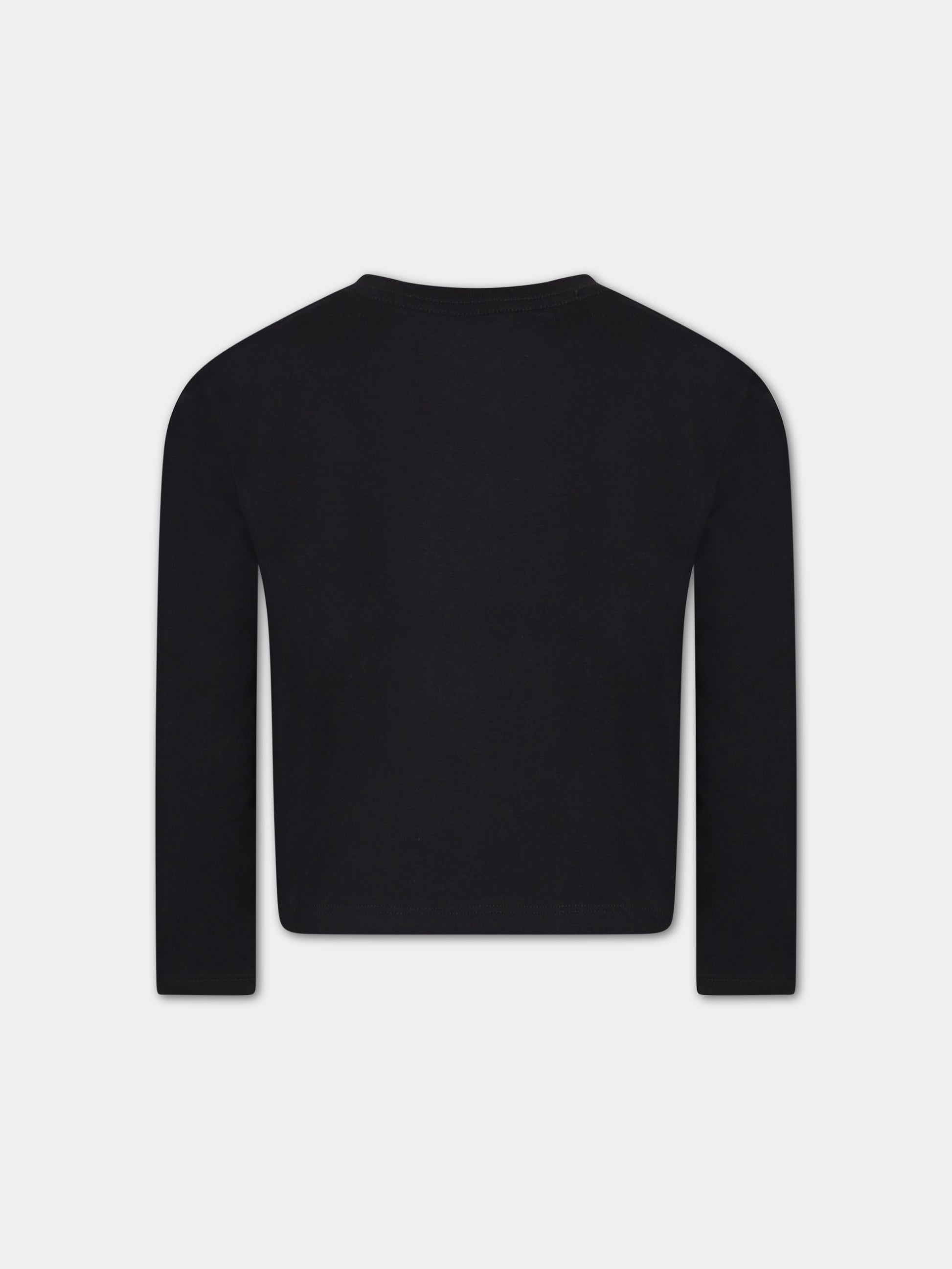 T-shirt nera per bambino con logo,Levi's Kids,4EG315 023