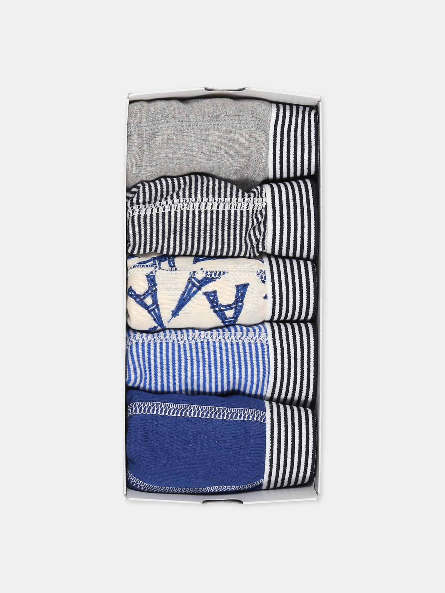 Set multicolor per bambino con stampa,Petit Bateau,A088Z 00