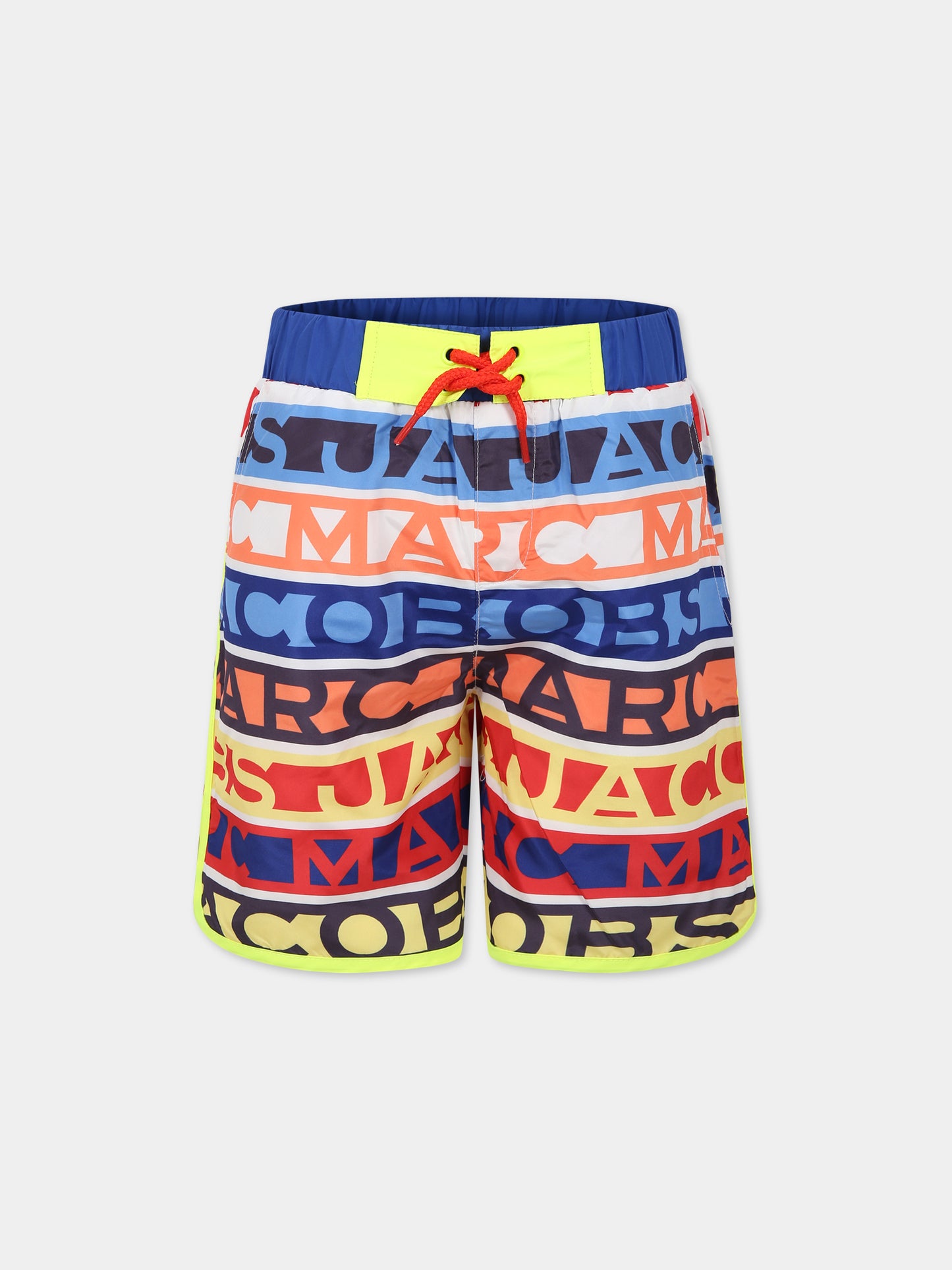 Boxer mare multicolor per bambino con logo,Little Marc Jacobs,W20081 V79