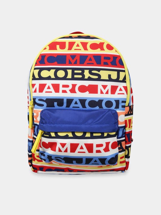 Zaino multicolor per bambini con logo,Little Marc Jacobs,W20084 V55