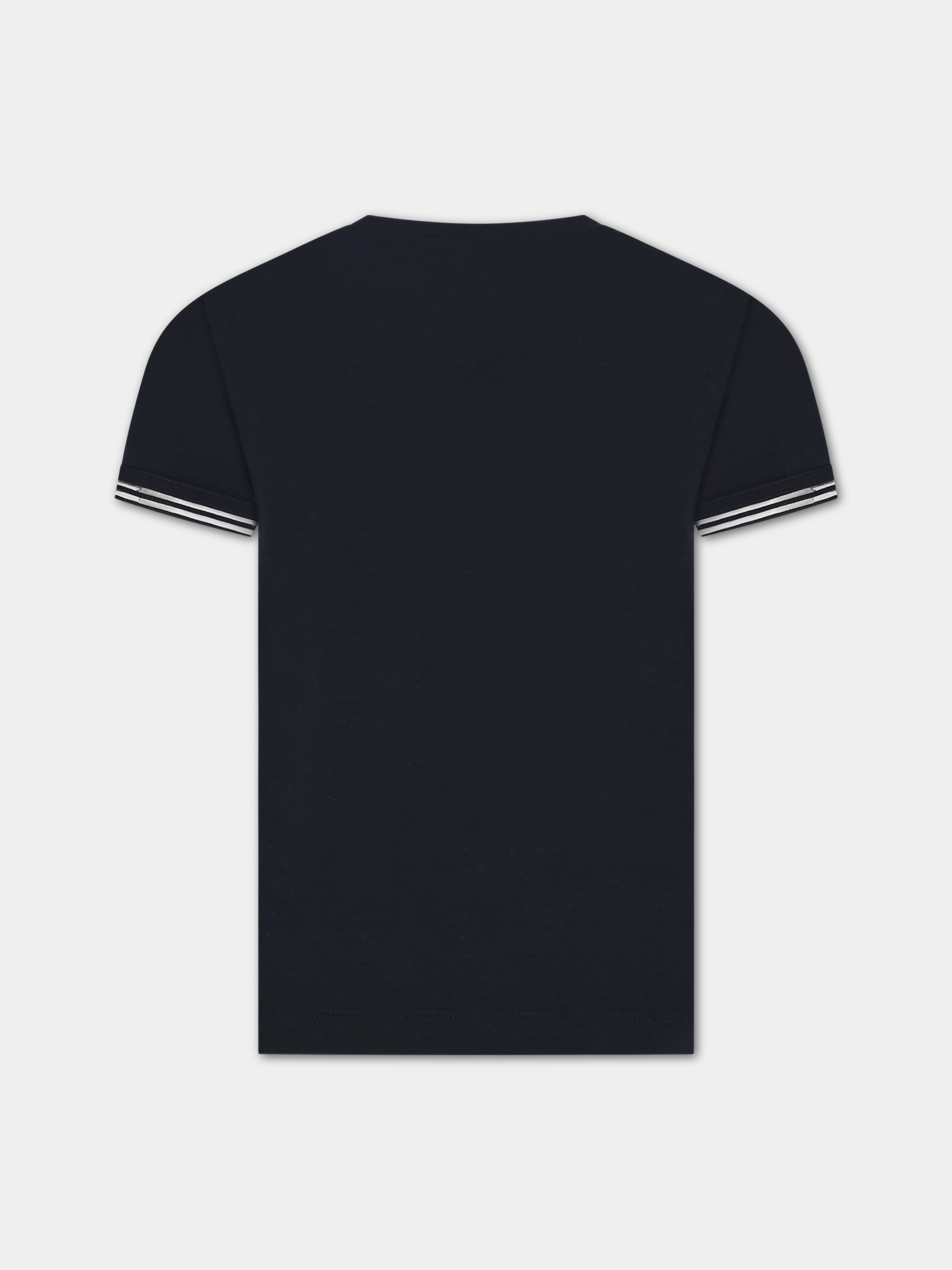 T-shirt blu per bambina con logo,Colmar Originals Kids,3543 1WT 68