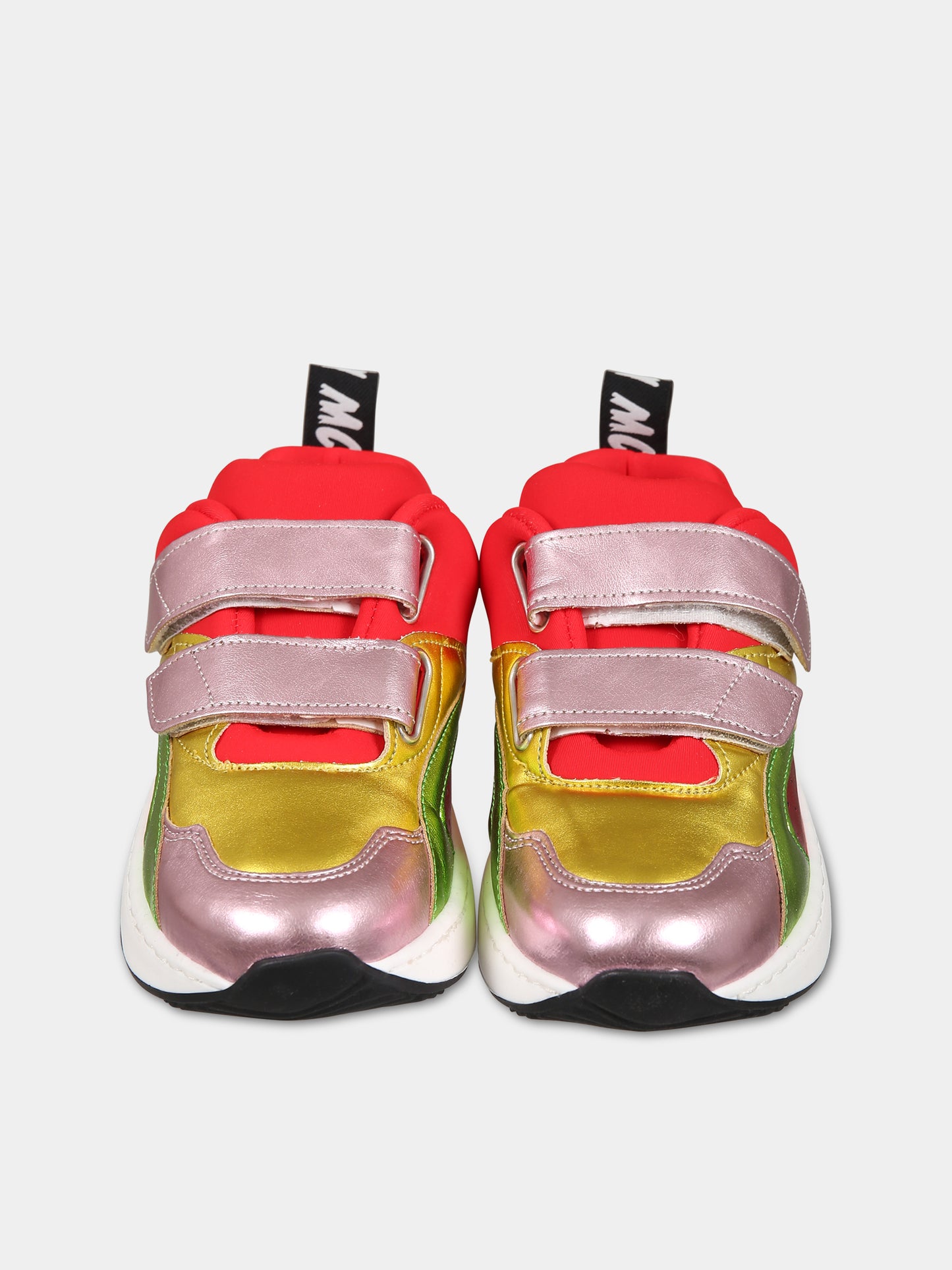 Sneakers multicolor per bambina con logo,Stella Mccartney Kids,8R0D96 Z0708 999