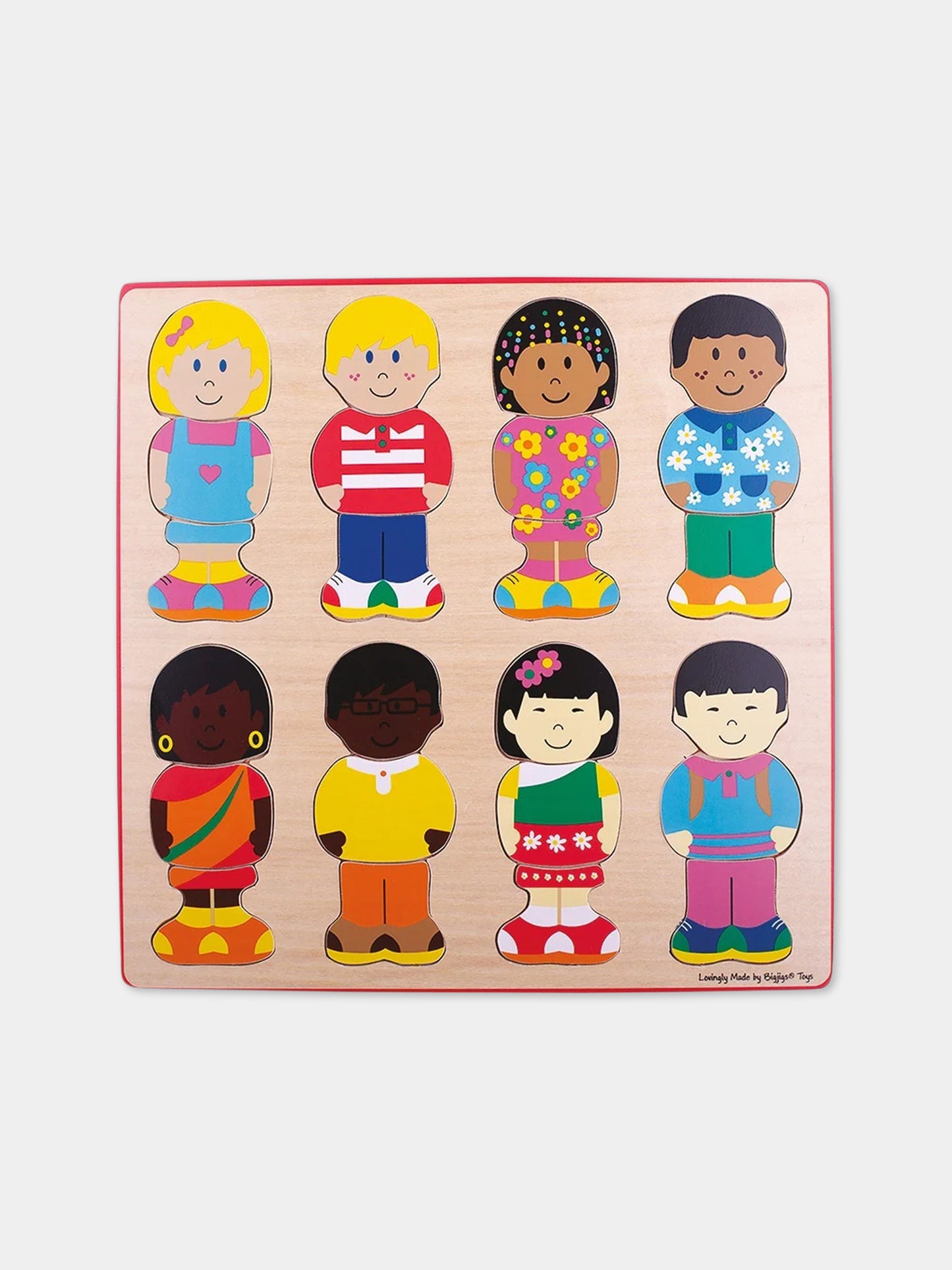 Puzzle multicolor per bambini,Bigjigs,BJ782