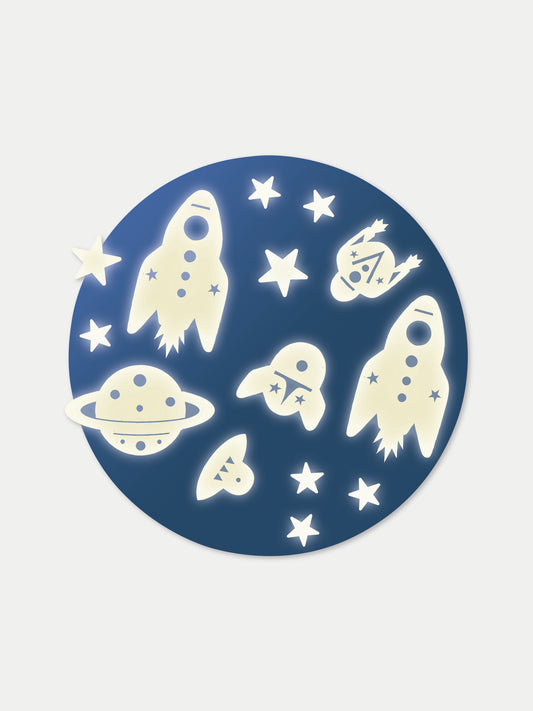 Decorazioni bianche fluorescenti per bambini,Djeco,DD04591