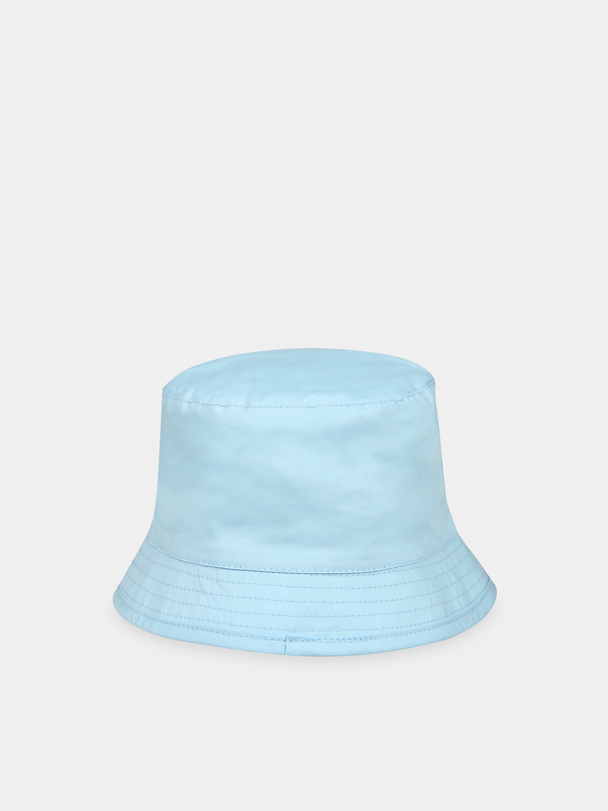 Cloche celeste per neonato con Teddy Bear e logo,Moschino Kids,MMX04A LMA01 40304