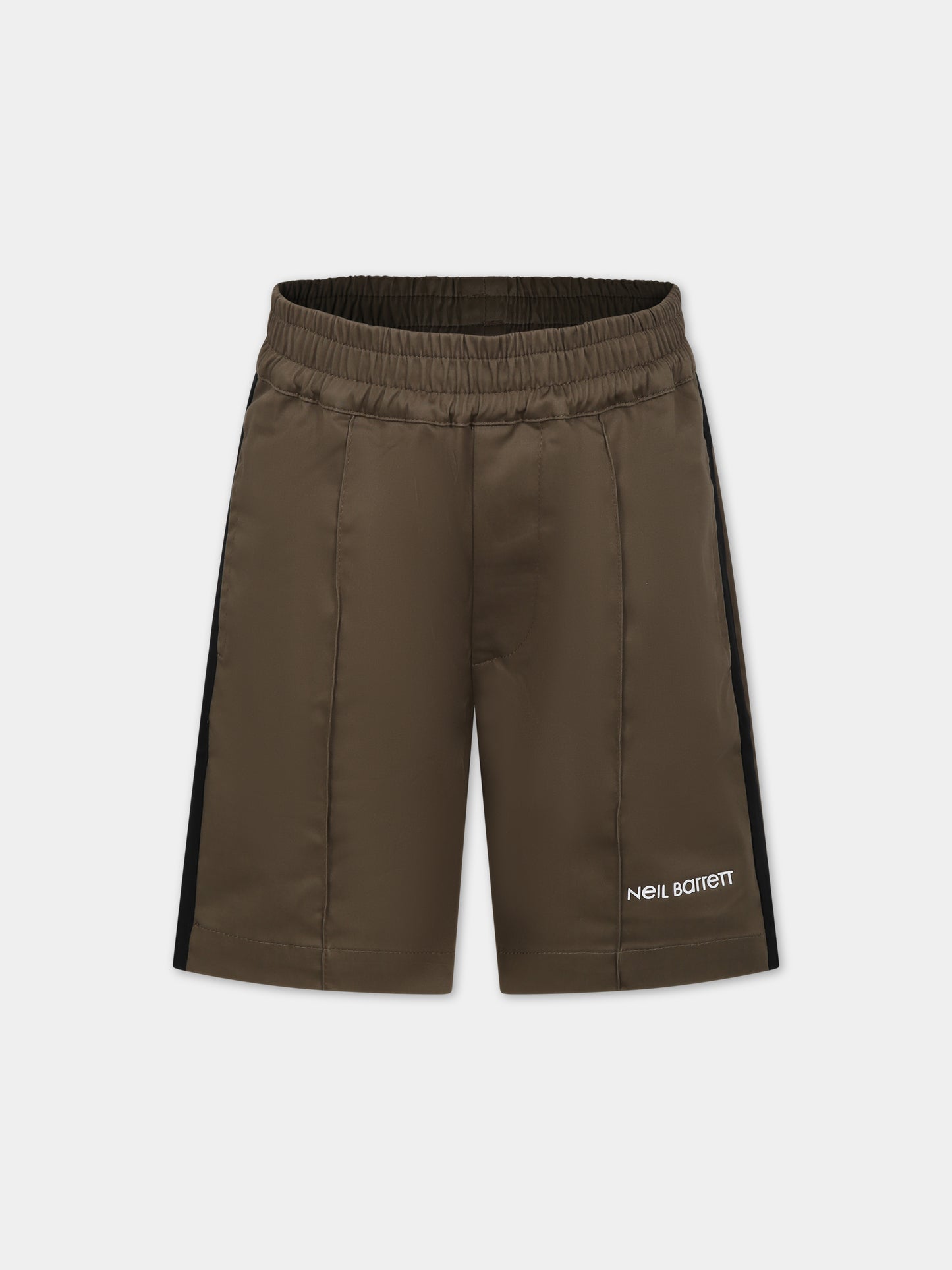 Shorts sportivo verde per bambino,Neil Barrett Kids,033614 082