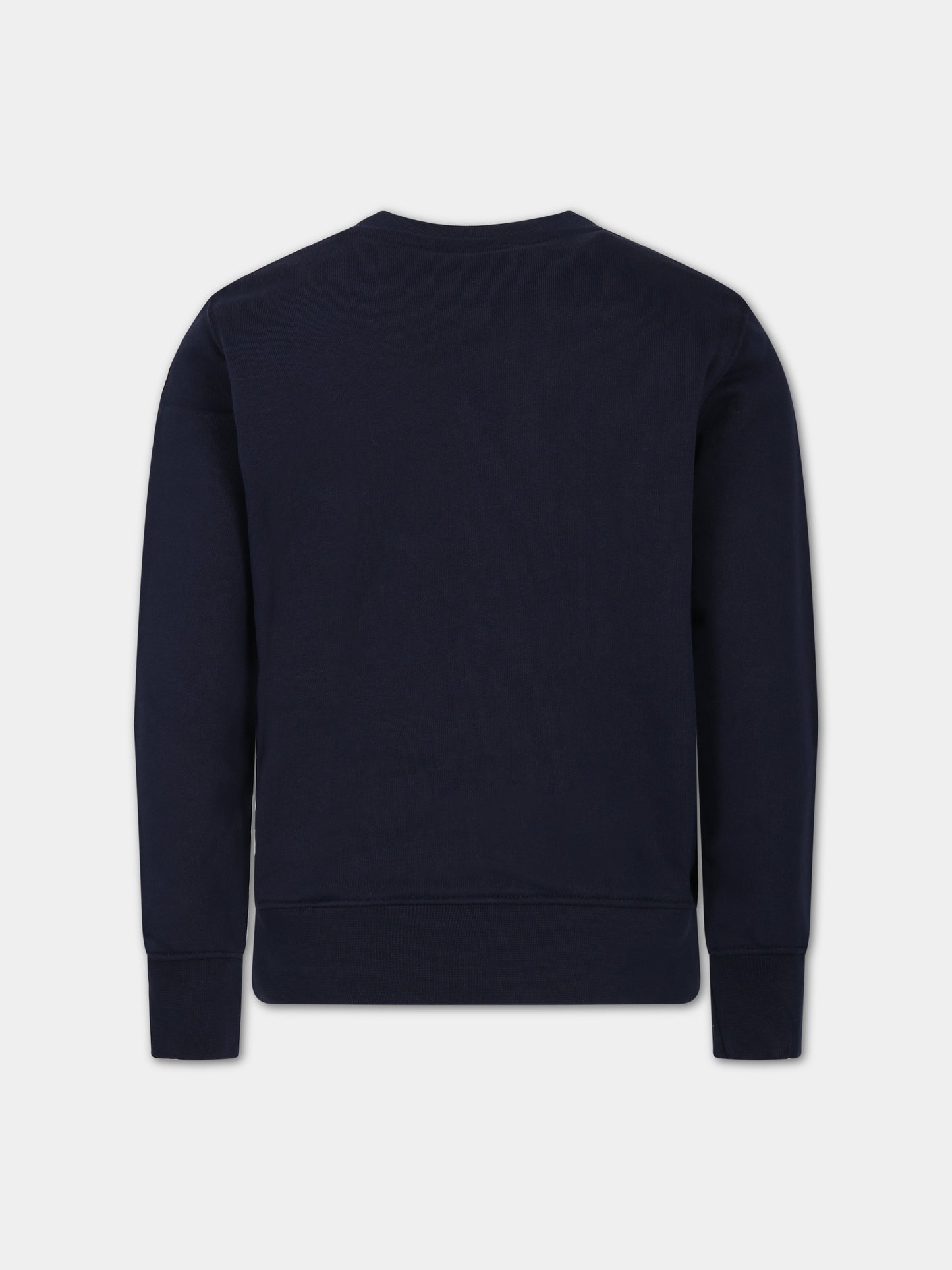 Felpa blu  con logo per bambino,Neil Barrett Kids,033648 060