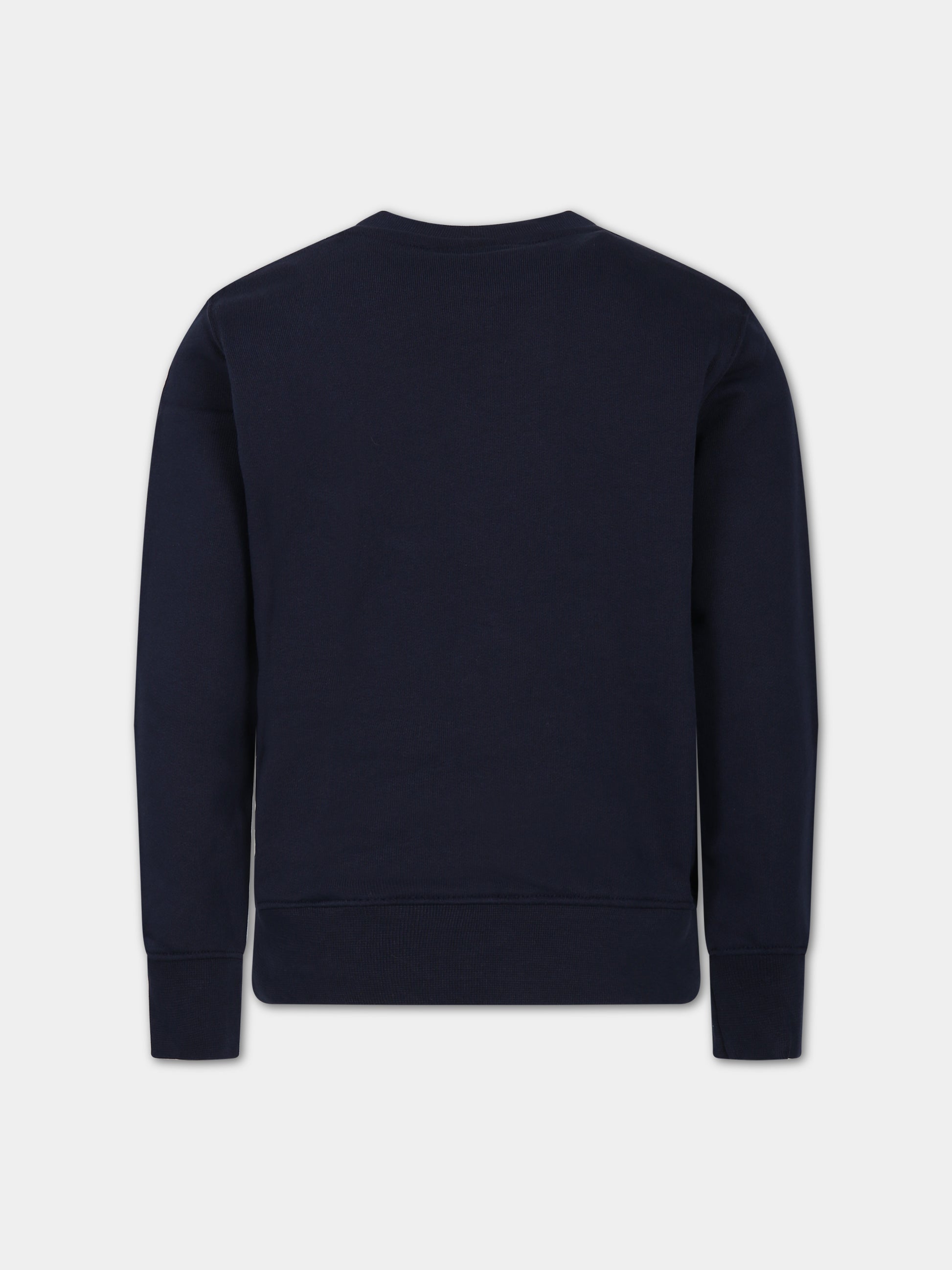 Felpa blu  con logo per bambino,Neil Barrett Kids,033648 060