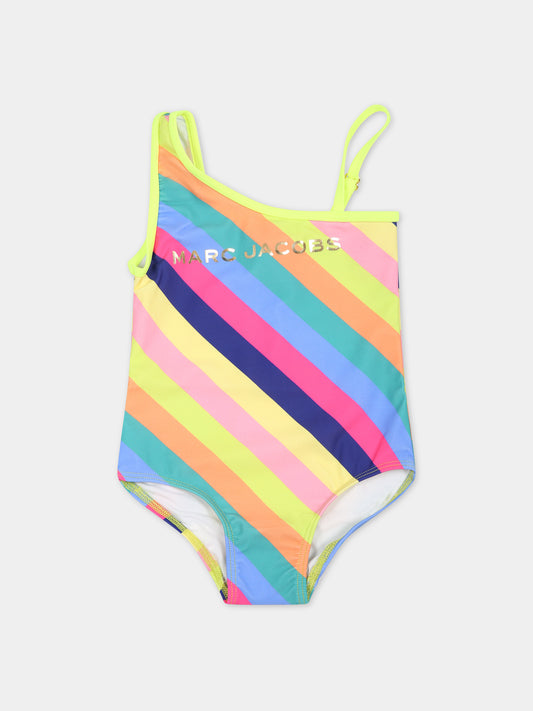 Costume interno multicolor per neonata con logo,Little Marc Jacobs,W10208 Z41