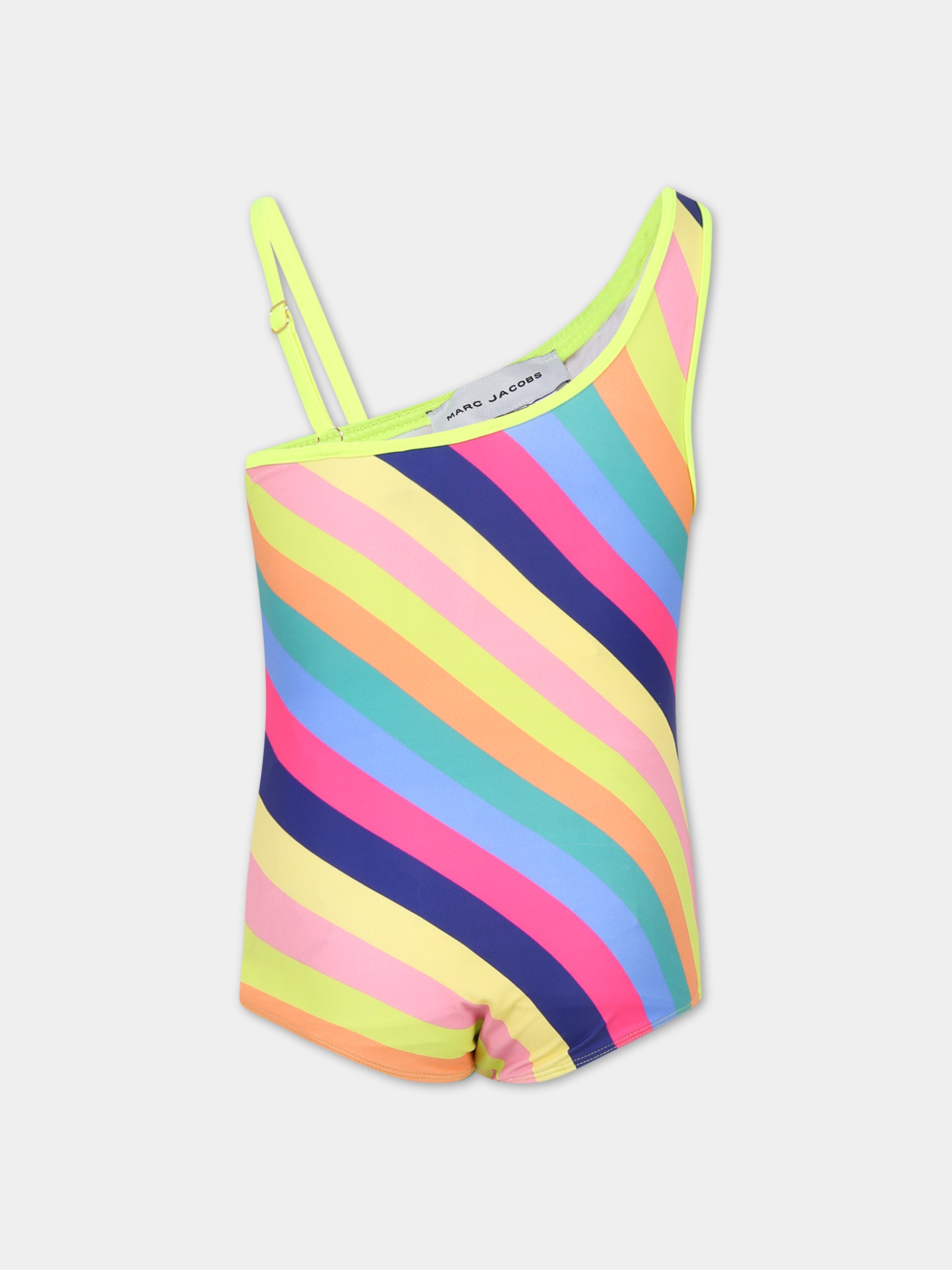 Costume interno multicolor per bambina con logo,Little Marc Jacobs,W10208 Z41